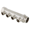 VALTEC Коллектор латунный, 1"х2 вых. 1/2" нар., для систем холодного и горячего водоснабжения, тепло