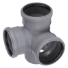 СИНИКОН Крестовина двухплоскостная ПП D110х110х110х87° (серая)