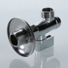 VALTEC Кран шаровой бытовой с фильтром, угловой 1/2"х3/4" нар.-нар., рычаг