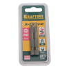 KRAFTOOL Биты X-DRIVE, тип хвостовика 1/4", 50мм., 2шт.