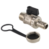 MVI Кран шаровой дренажный 1/2" нар., рычаг, ГОСТ