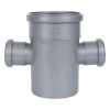 СИНИКОН Крестовина одноплоскостная ПП D110х50х50х87° (серая)