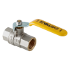 VALTEC Кран шаровой 1" вн.-вн., рычаг, VALGAS, для газа