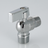 VALTEC Бытовой кран шаровой угловой 1/2"х3/4" нар.-нар., рычаг