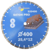 TD Алмазный диск Бетон Pro по Кирпичу, Бетону и Армированному бетону, d400