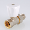 VALTEC Клапан регулирующий (компактный), прямой 1/2", Вн. / Нар., для радиатора