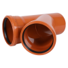 СИНИКОН Тройник НПВХ D200x160x45° (оранжевый)