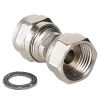 VALTEC Соединитель обжимной с накидной гайкой 16х1/2"