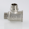 VALTEC Тройник с двумя переходами на нар. р. 3/4"х1/2"х1/2"" вн.-нар.-нар.