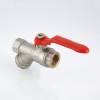 VALTEC COMBI Кран шаровой со встроенным фильтром 1/2" вн.-вн., рычаг