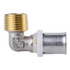 MVI Угольник пресс с переходом 16x1/2" Нар.