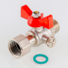 VALTEC Кран шаровой. для подключения манометра 1/2" Нар./Вн.