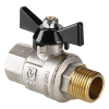 VALTEC Кран шаровой 1" вн.-нар., бабочка, PERFECT