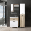 STYLE LINE Тумба Ориноко 60 под умывальник Комо 60, 600х850х450мм. (белый/ориноко)