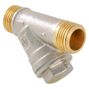 VALTEC Фильтр механической очистки косой 1/2", Нар. / Нар., латунь