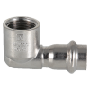 VALTEC Угольник 90° с вн.р. нерж. сталь 15х1/2"