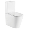 AZARIO Унитаз напольный безободковый, с микролифтом VERT, 380х605х825мм.