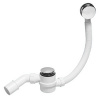 MCALPINE Сифон MRB12 для ванны Click-Clack с переливом, 1 1/2"х40 мм. (L=700 мм.)