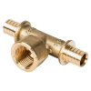 STOUT Тройник аксиальный переходной 16x1/2" Вн.