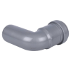 СИНИКОН Отвод ПП D50x87° (серый)