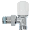 FAR Вентиль регулировочный угловой 1/2"хM24х19, Нар. / Нар., STANDART
